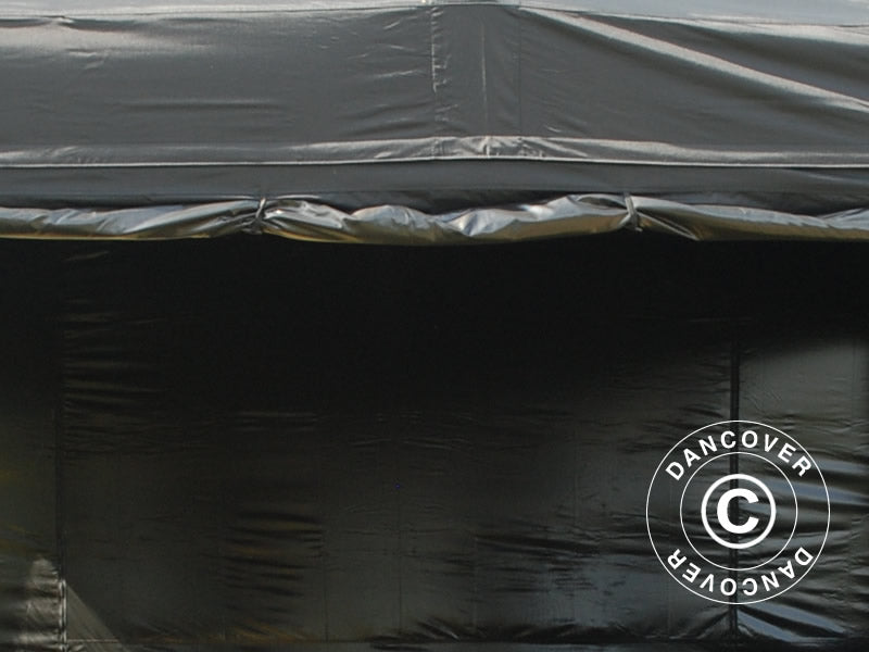Pop up gazebo FleXtents Basic v.3, 3x6 m Black, incl. 4 sidewalls