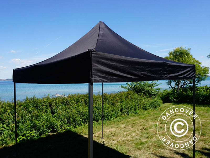 Pop up gazebo FleXtents Basic v.3, 3x3 m Black