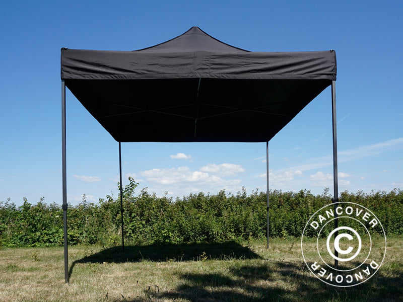 Pop up gazebo FleXtents Basic v.3, 3x3 m Black