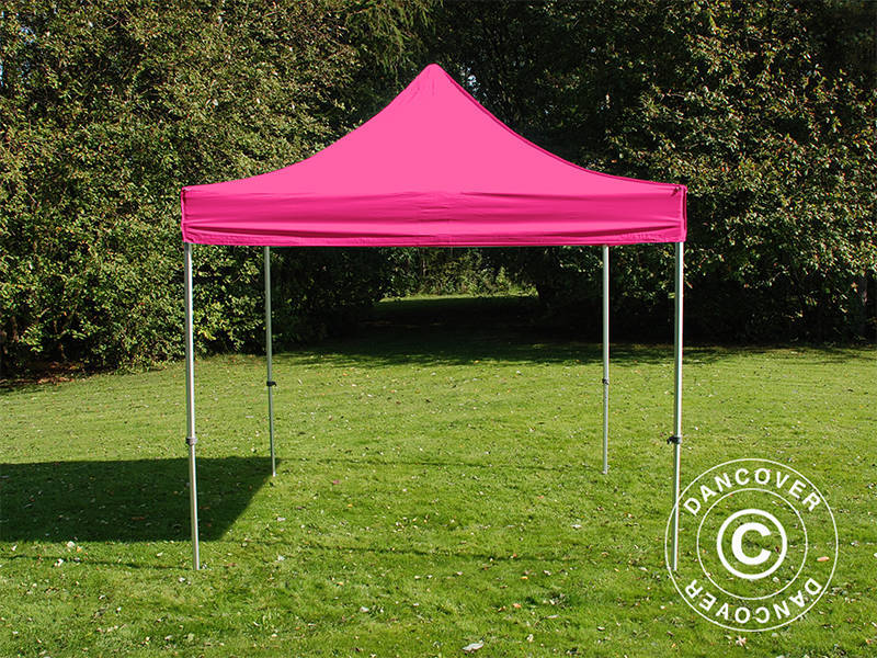 Pop up gazebo FleXtents PRO Steel 3x3 m Pink