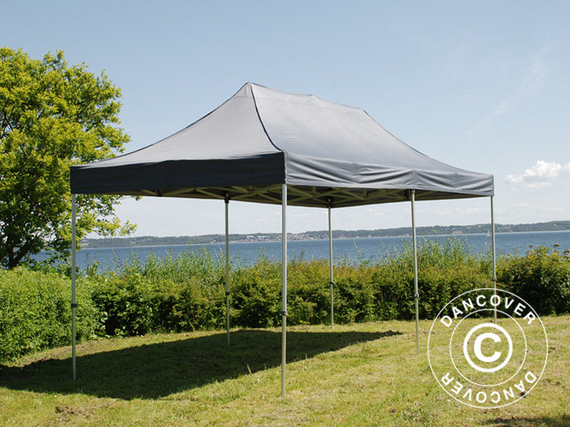 Pop up gazebo FleXtents PRO Steel 3x6 m Grey