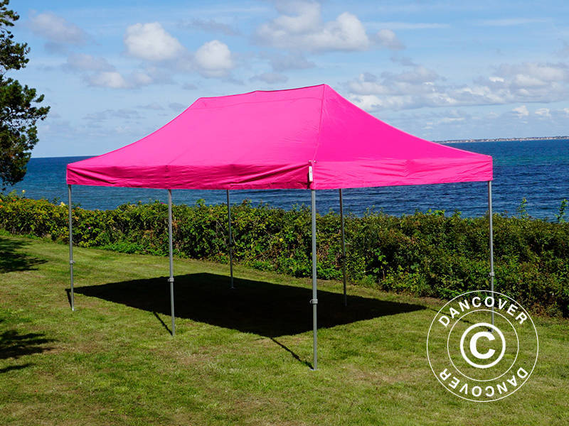 Pop up gazebo FleXtents PRO Steel 3x6 m Pink