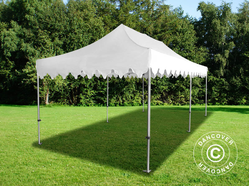 Pop up gazebo FleXtents PRO Steel "Morocco" 3x6 m White