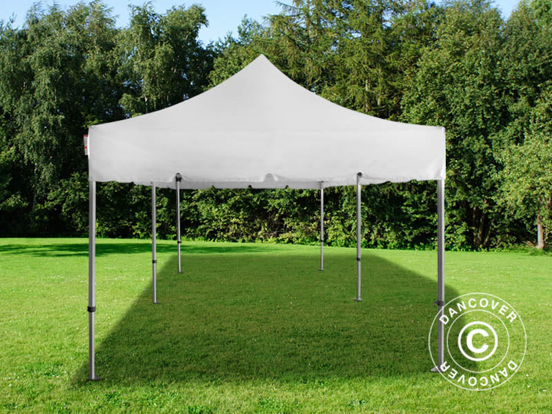 Pop up gazebo FleXtents PRO Steel "Peaked" 3x6 m White