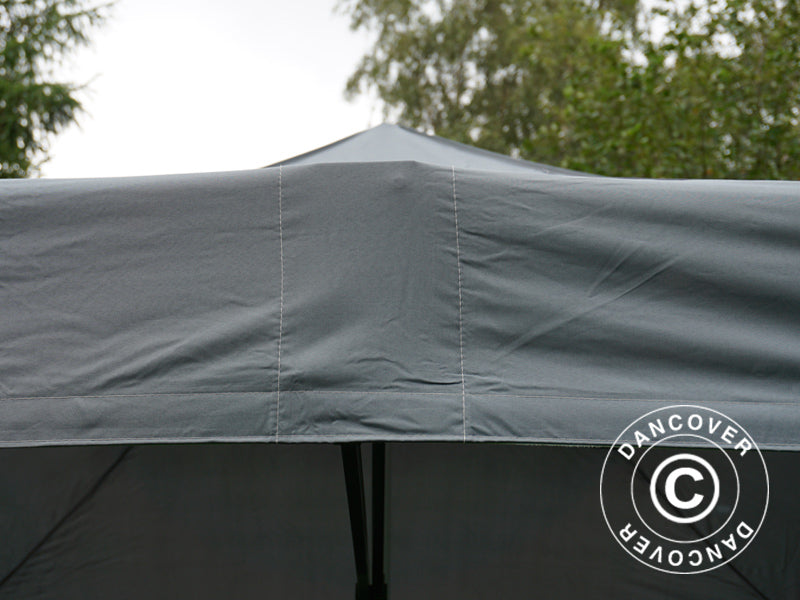 Pop up gazebo FleXtents PRO Steel 4x4 m Grey