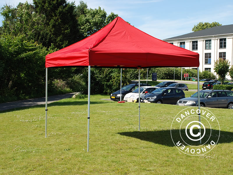 Pop up gazebo FleXtents PRO Steel 3x3 m Red