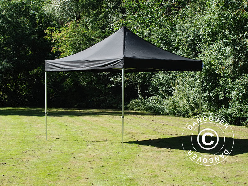 Pop up gazebo FleXtents PRO Steel 4x4 m Black
