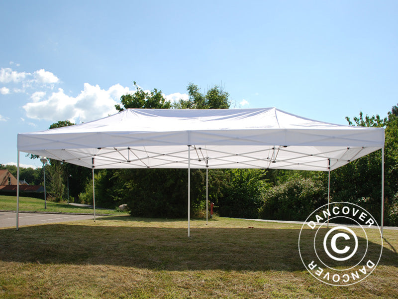 Pop up gazebo FleXtents Steel 4x8 m White