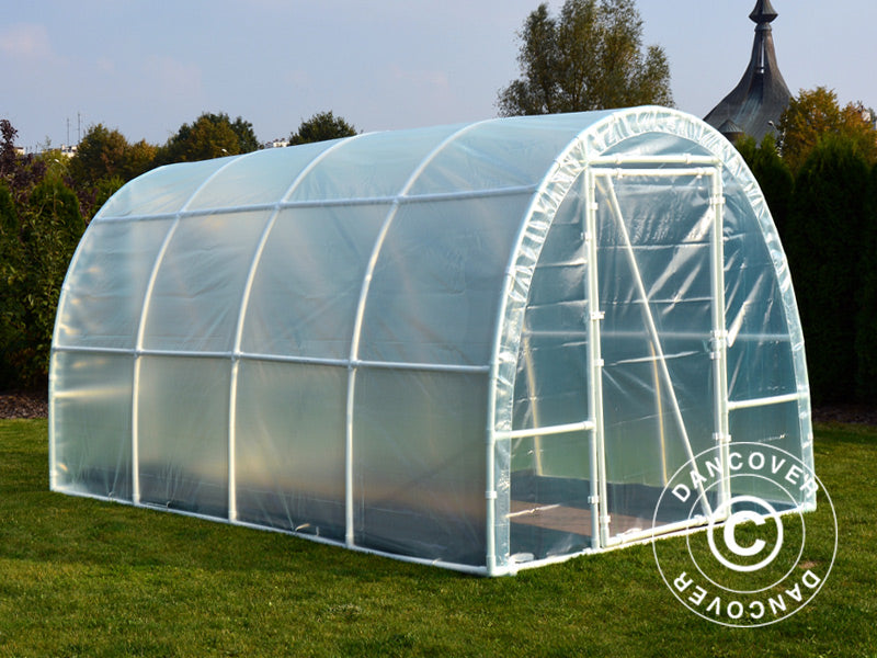 Polytunnel Greenhouse 130, 2.2x3x1.9 m, 6.6 m², Transparent
