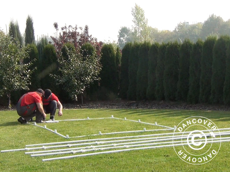 Polytunnel Greenhouse 130, 2.2x3x1.9 m, 6.6 m², Transparent