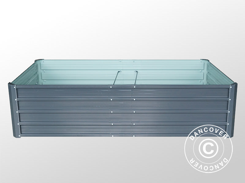 Raised Garden Bed, 0.9x1.8x0.47 m, 800 l, Anthracite