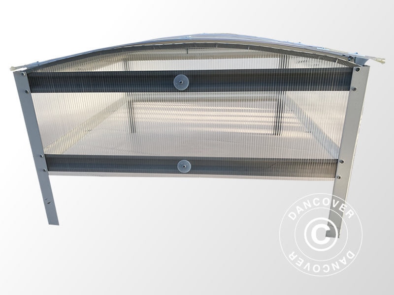 Mini Greenhouse cold frame 0.93 m², 0.93x1x0.38 m, Silver