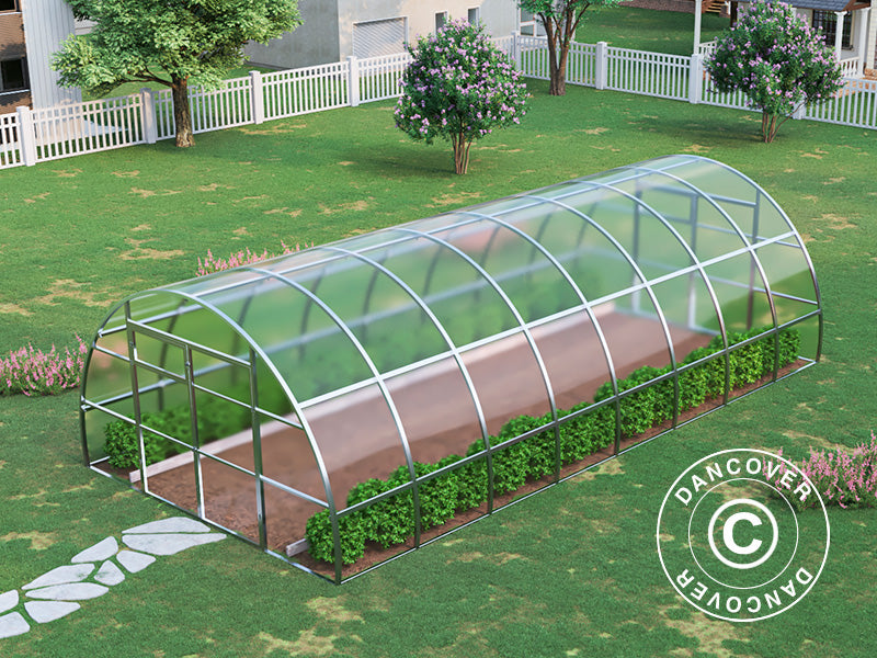 Greenhouse polycarbonate, Strong NOVA 32 m², 4x8 m, Silver