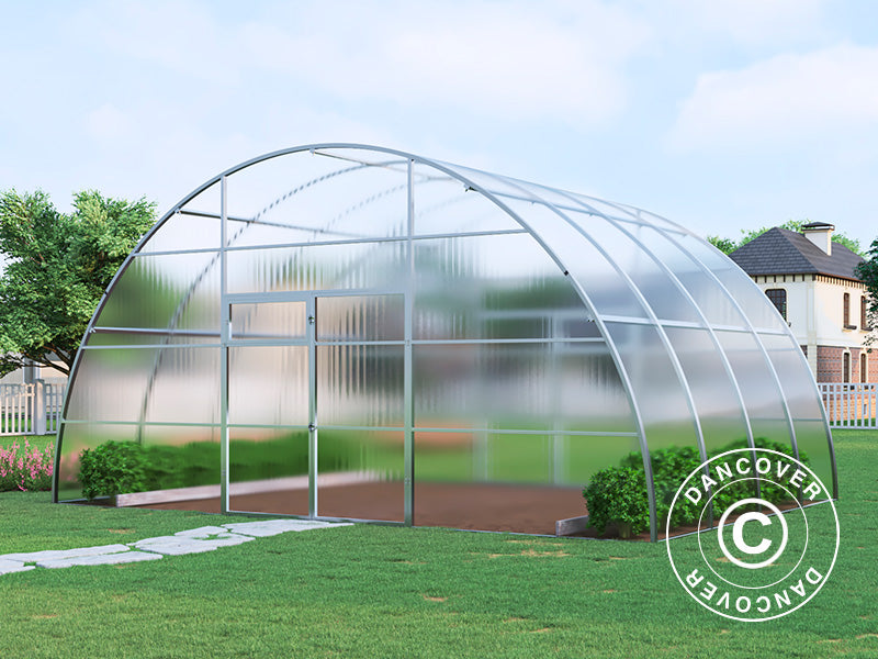 Greenhouse polycarbonate, Strong NOVA 24 m², 6x4 m, Silver