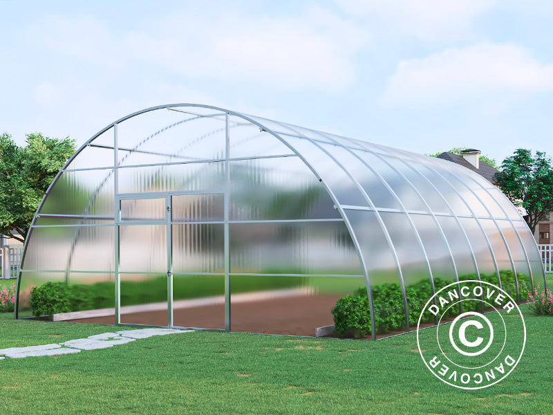 Greenhouse polycarbonate, Strong NOVA 48 m², 6x8 m, Silver