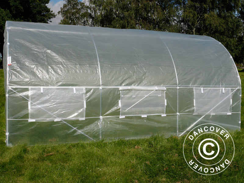 Polytunnel Greenhouse 3x4.5x2 m, 13.5m², Transparent