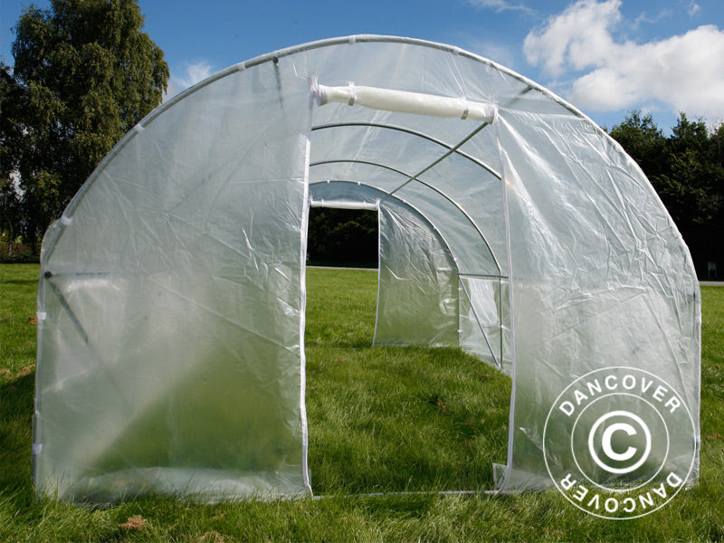 Polytunnel Greenhouse 3x4.5x2 m, 13.5m², Transparent