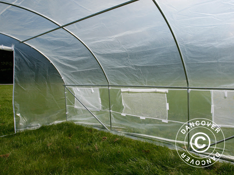 Polytunnel Greenhouse 3x4.5x2 m, 13.5m², Transparent