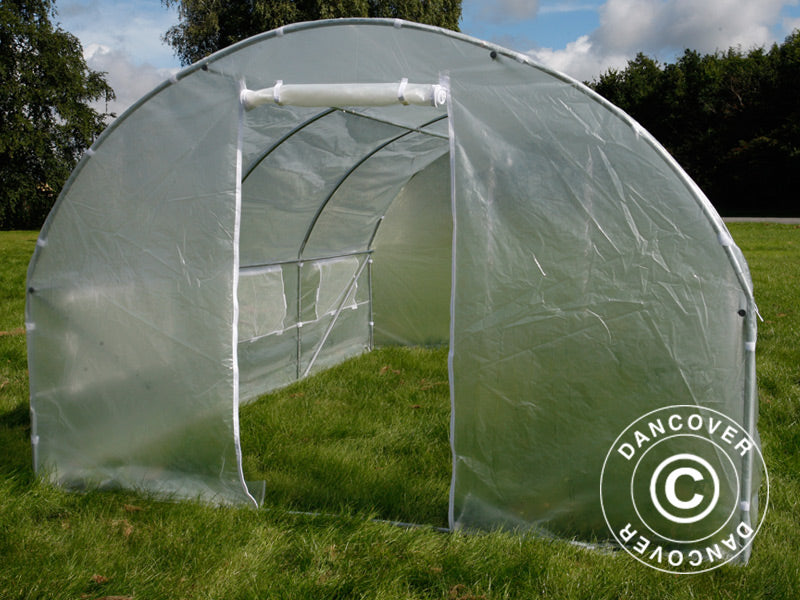 Polytunnel Greenhouse 4x4x2 m, 16 m², Transparent
