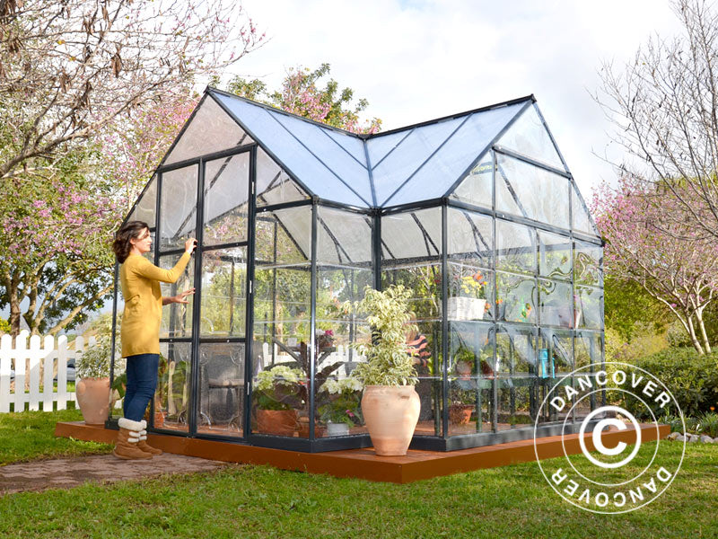 Orangery polycarbonate VICTORY, 10.41 m², Palram/Canopia, 3.66x3.05x2.69 m, Grey