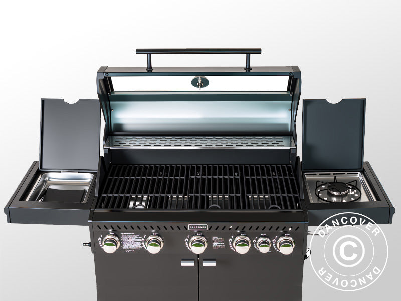 BBQ gas grill Dancover 5+1, Black