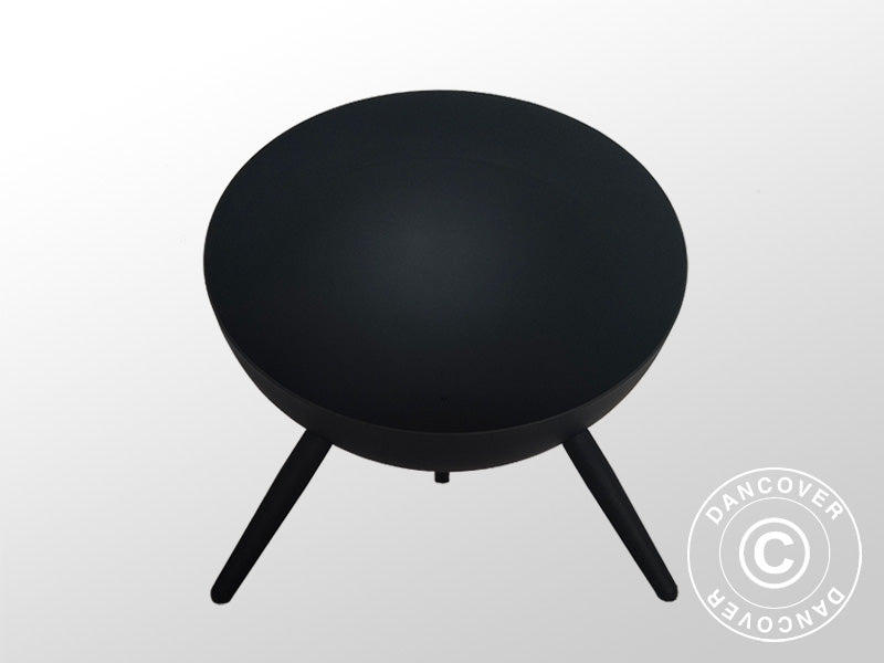 Fire Bowl Half Sphere, Ø60x65 cm, Black