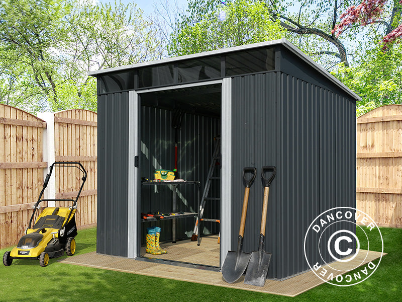 Garden shed w/skylight 2.38x2.79x2.02 m, 6.64 m², ProShed®, Anthracite