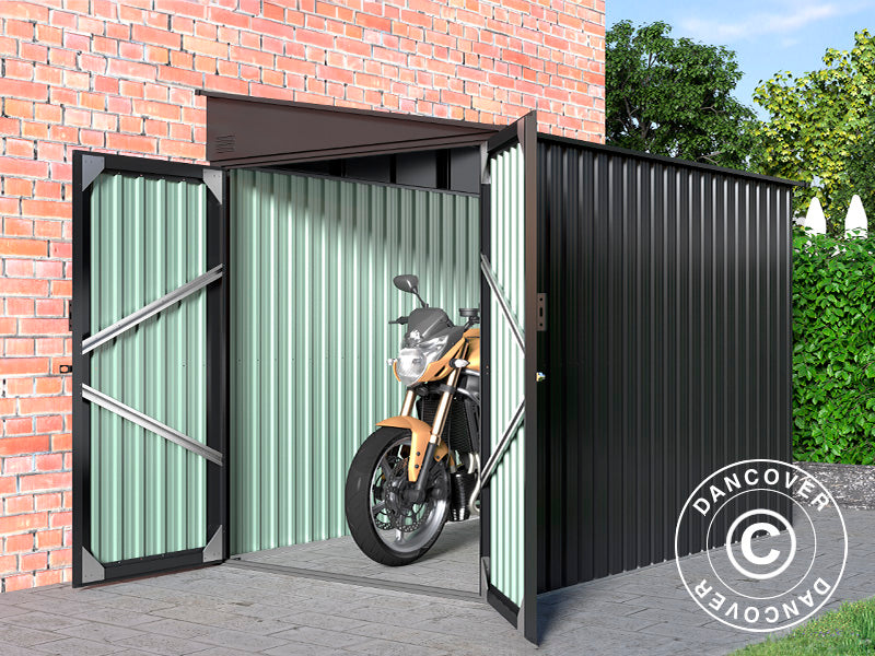 Metal Shed (MC/bikes), 1.7x2.49x2.03 m, 4.25 m², Anthracite