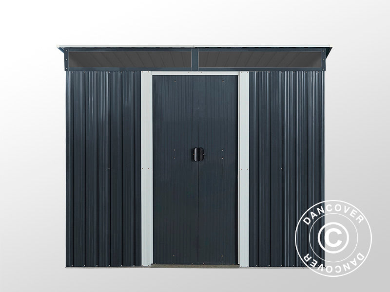 Garden Shed with Skylight 2.38x1.74x1.96 m, 4.14 m², ProShed®, Anthracite/White