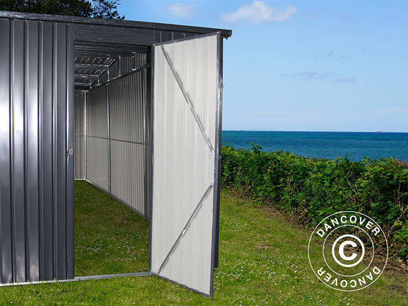 Metal garage double 6.37x5.13x2.41 m, 31.74 m², ProShed®, Anthracite