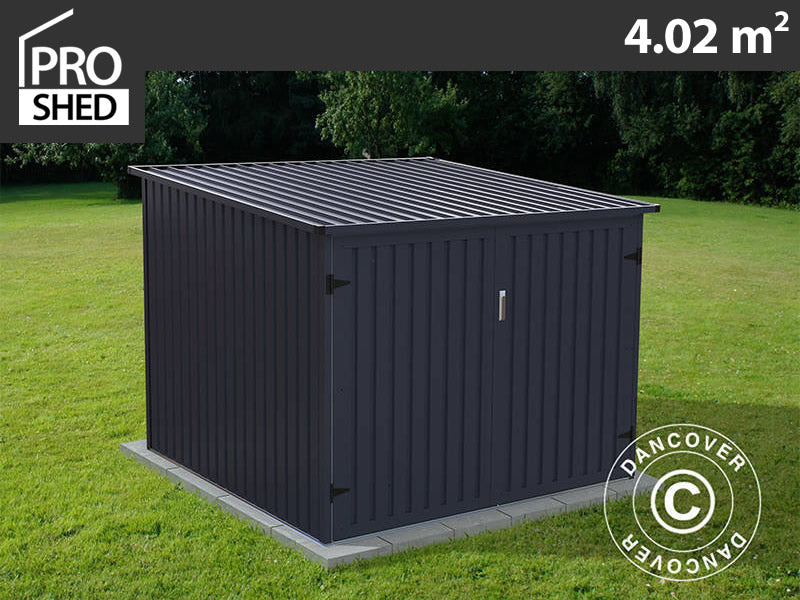 Bike shed 2.03x1.98x1.57 m, 4.02 m², ProShed®, Anthracite