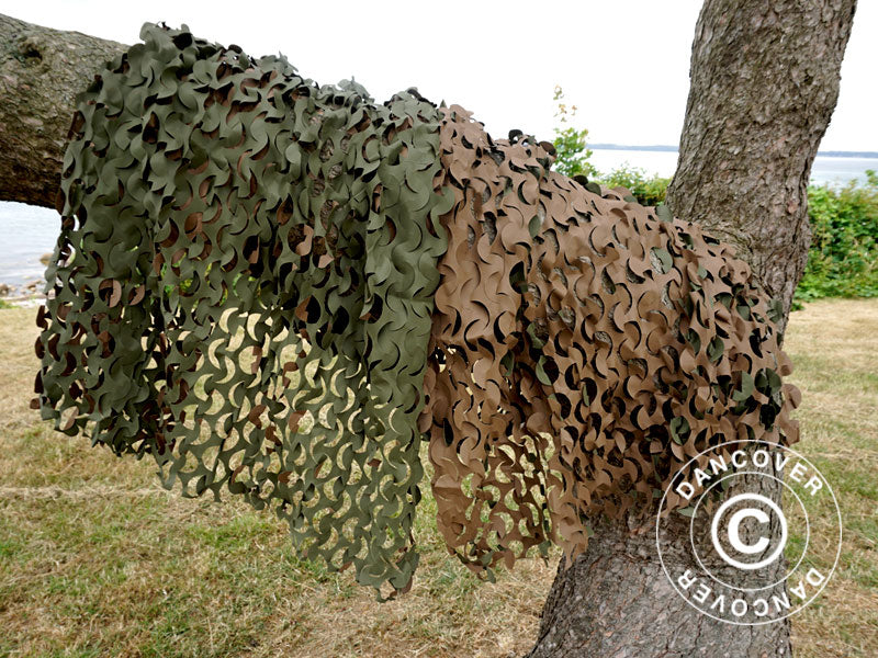 Camouflage net Woodland BASIC LIGHT, 2.4x6 m
