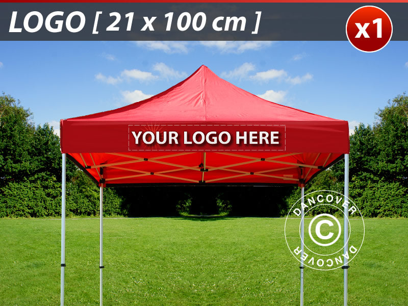 1 pc. FleXtents valance print 21x100 cm, centered