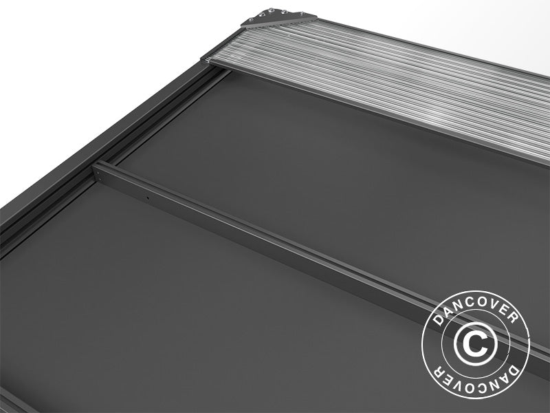 Pergola Gazebo San Fernando 3x3m Black/Dark Grey