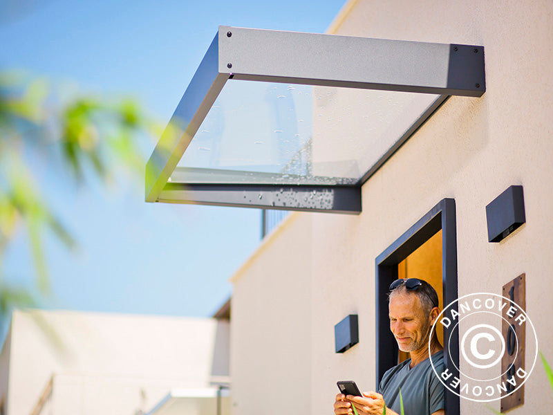 Canopy Sophia 1600, Palram/Canopia, 0.95x1.6x0.17 m, Dark Grey/Clear