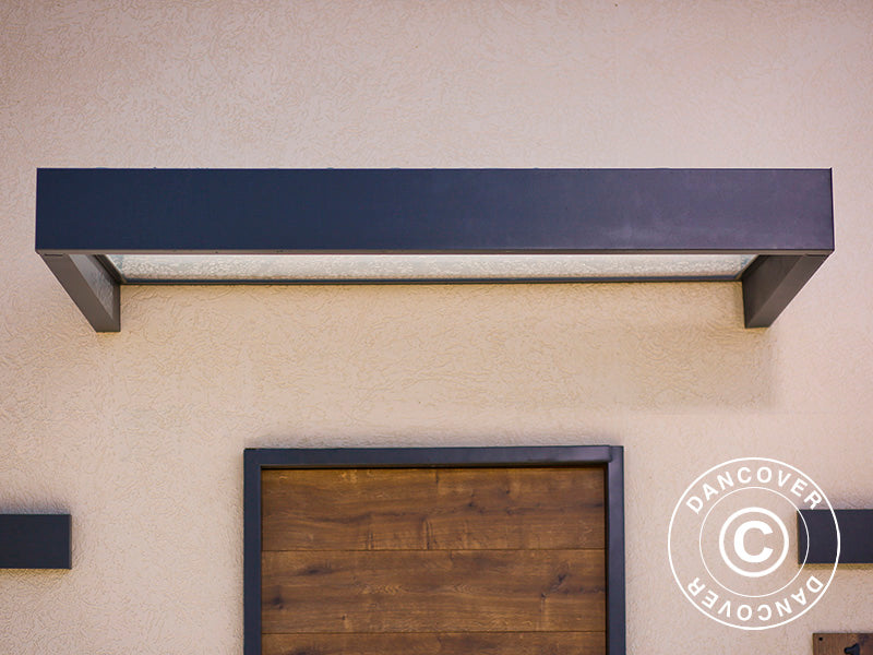 Canopy Sophia 1600, Palram/Canopia, 0.95x1.6x0.17 m, Dark Grey/Clear