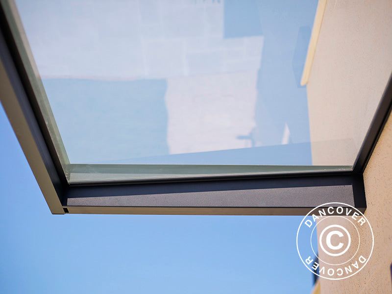 Canopy Sophia 2150, Palram/Canopia, 0.95x2.15x0.17 m, Dark Grey/Clear