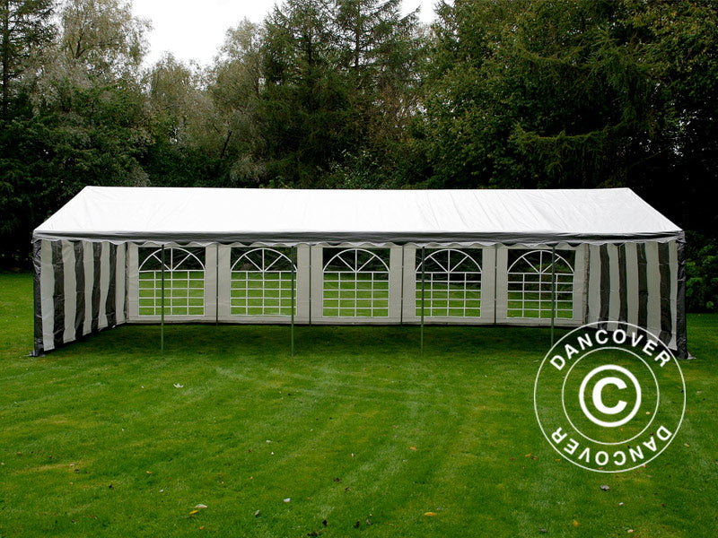 Marquee PLUS 4x10 m PE 700, Grey/White