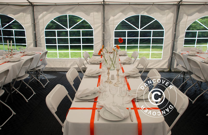 Marquee Exclusive 5x12 m PVC 900, Grey/White