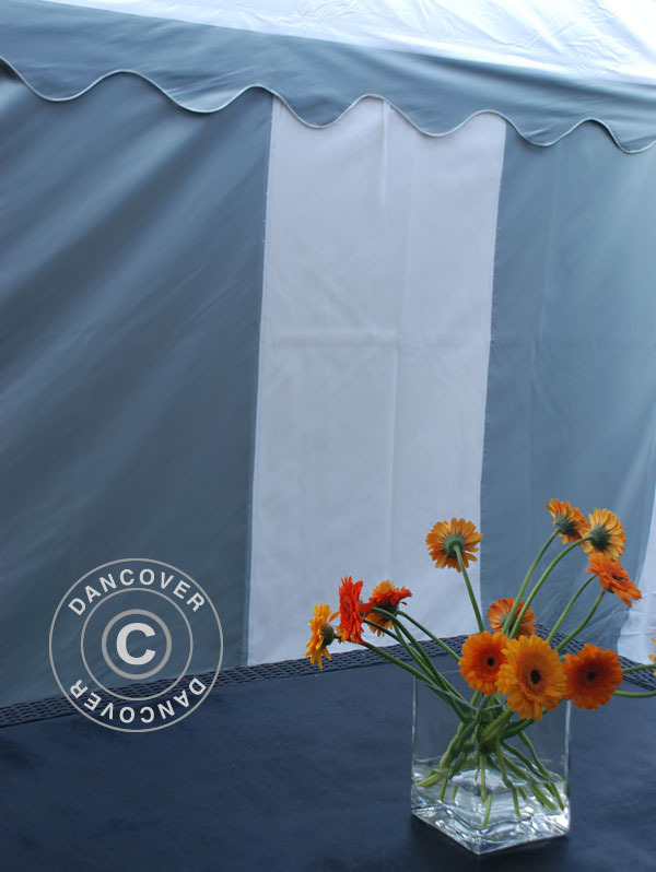 Marquee Exclusive 5x12 m PVC 900, Grey/White