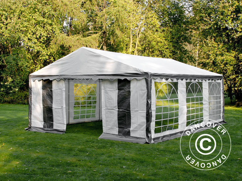 Marquee PLUS 5x6 m PE 700, Grey/White