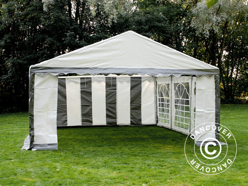 Marquee PLUS 5x6 m PE 700, Grey/White