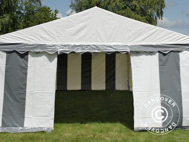 Marquee Original 5x10 m PVC 900, Grey/White