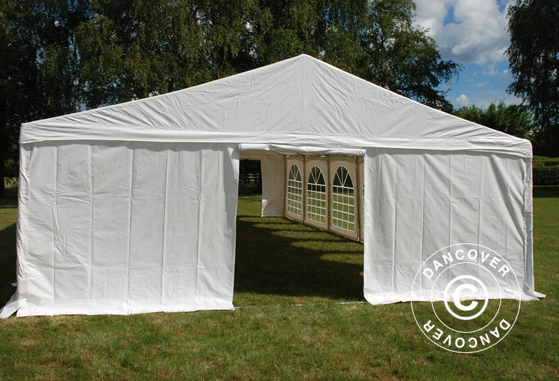 Marquee Exclusive 6x12 m PVC 900, "Arched", White