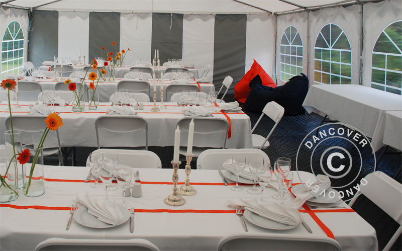 Marquee, Exclusive CombiTents® 900 6x12 m, 4-in-1, Grey/White