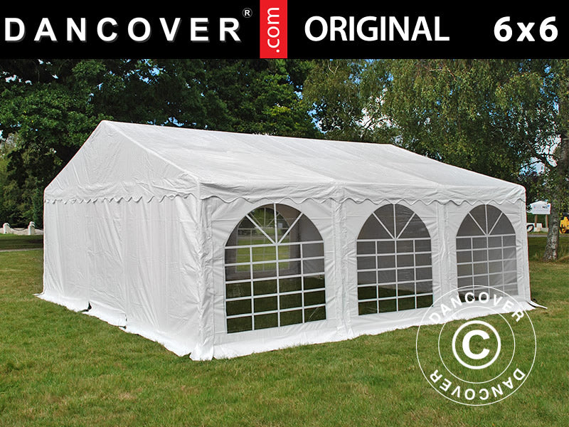Marquee Original 6x6 m PVC 900, White