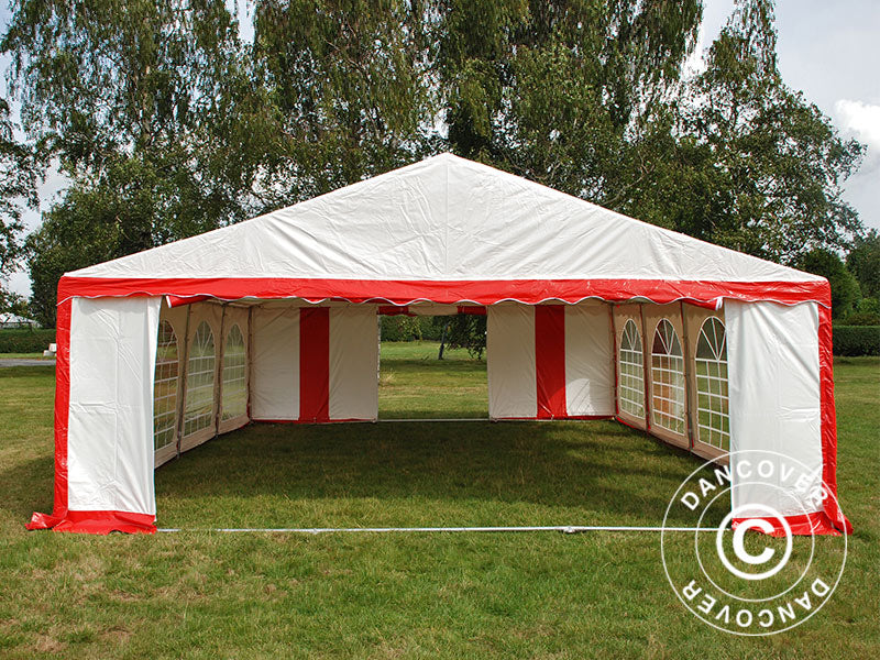 Marquee Original 6x8 m PVC, Red/White