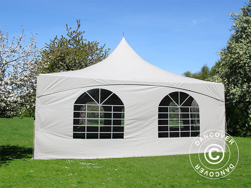 Pagoda Marquee PartyZone 5x5 m, PVC, White