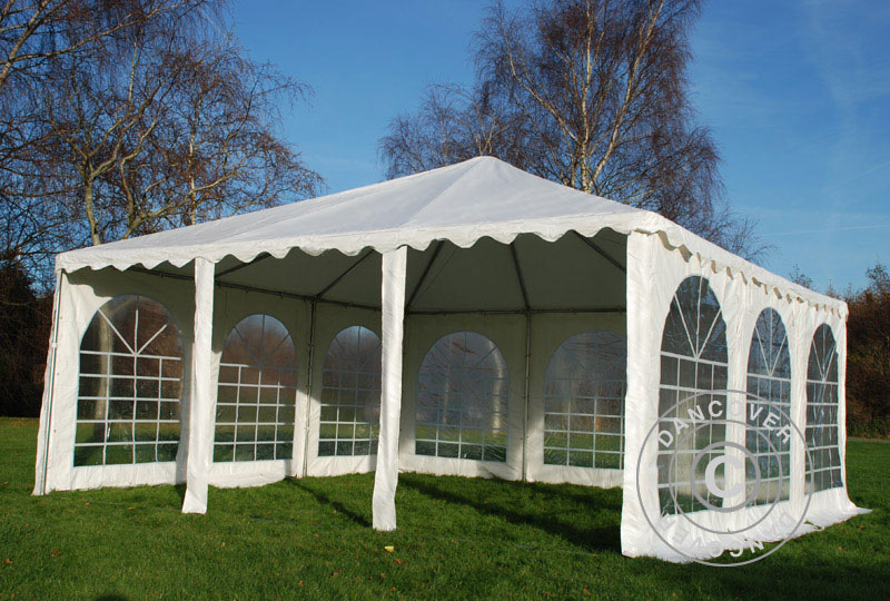 Pagoda Marquee Exclusive 7x7 m PVC, White