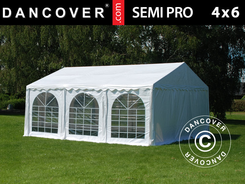 Marquee SEMI PRO Plus 4x6 m PVC 900, White
